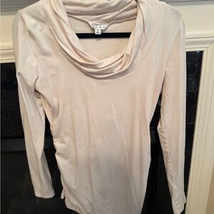 CAbi Blush Cowl Neck Long Sleeve Top